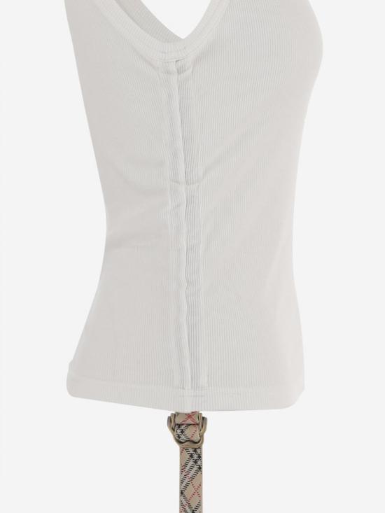 26SS 버버리 민소매 티셔츠 8123631 White - BURBERRY