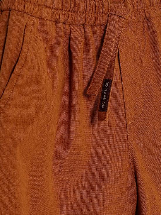 26SS [키즈] 돌체앤가바나 쇼츠/버뮤다 L43Q58LT372 A0405 Camel - DOLCE & GABBANA