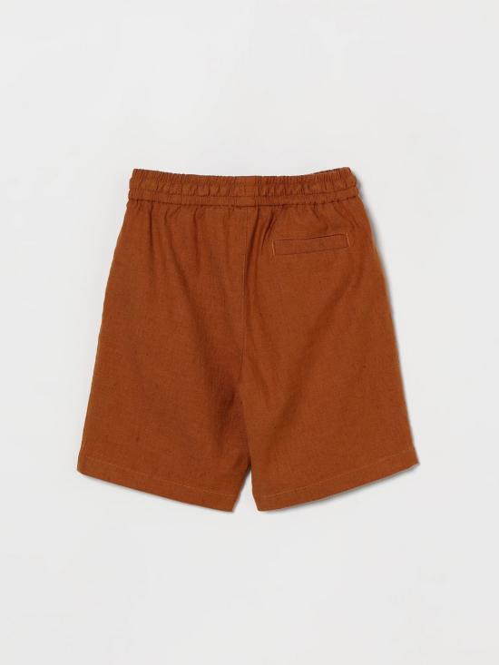 26SS [키즈] 돌체앤가바나 쇼츠/버뮤다 L43Q58LT372 A0405 Camel - DOLCE & GABBANA