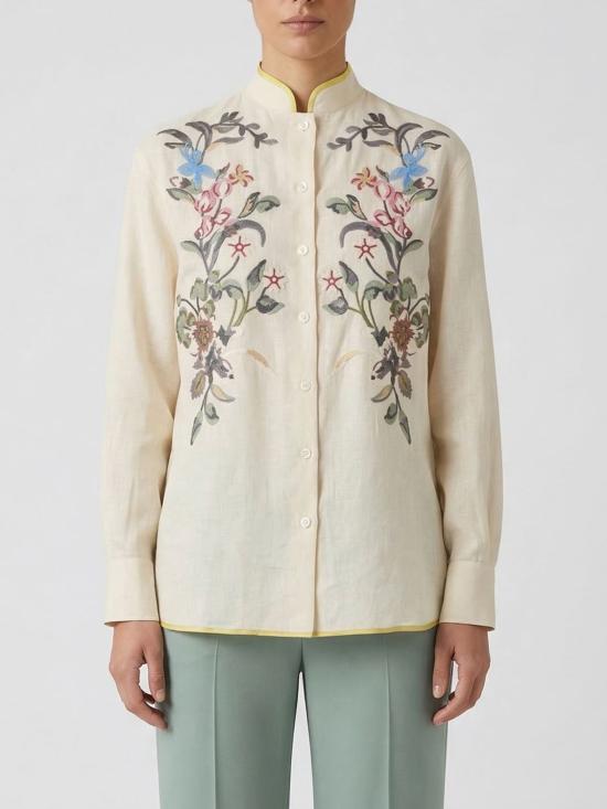 26SS 발렌티노 가라바니 셔츠 8B3AB8269M4 AM0 White