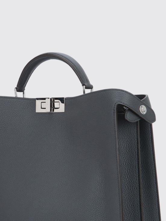 26SS 펜디 피카부 아이씨유 미디움 레더 백 7VA529AFC3 F1TQX Grey - FENDI