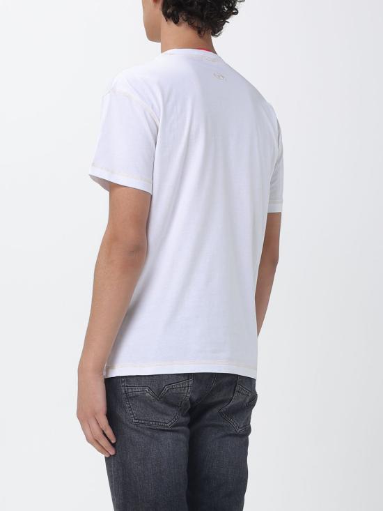 26SS 디젤 반팔 티셔츠 A211320QIAM 100 White - DIESEL