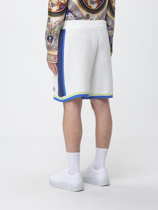 26SS 카사블랑카 숏팬츠 MSS26KW1311 01 White - CASABLANCA