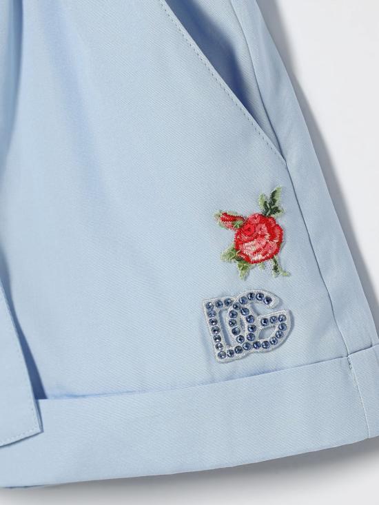 26SS [키즈] 돌체앤가바나 쇼츠/버뮤다 L53Q38FU5Y4 B1581 Blue - DOLCE & GABBANA