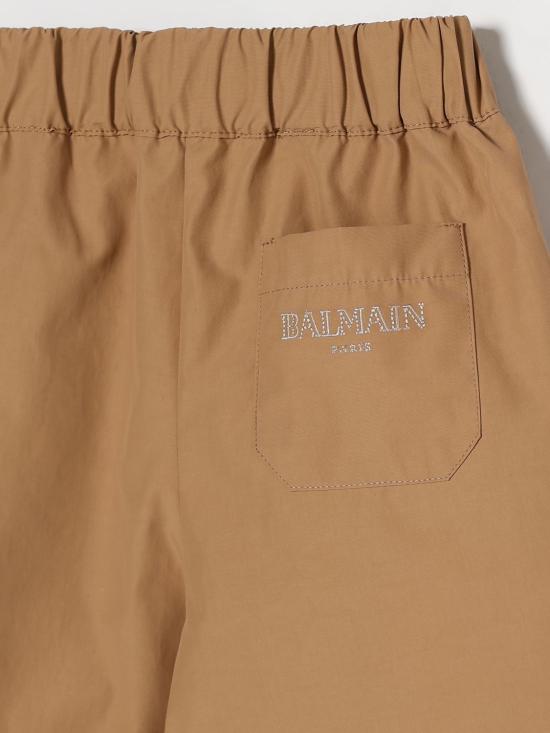 26SS [키즈] 발망 쇼츠/버뮤다 BY6R89B0094 116 Brown - BALMAIN