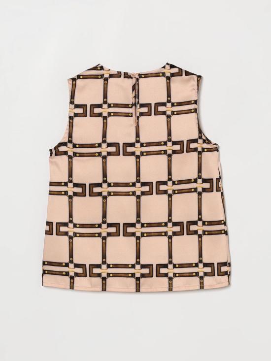 26SS [키즈] 엘리자베타프랜치 티셔츠 EFTO0180TVE02 C053 Brown - ELISABETTA FRANCHI