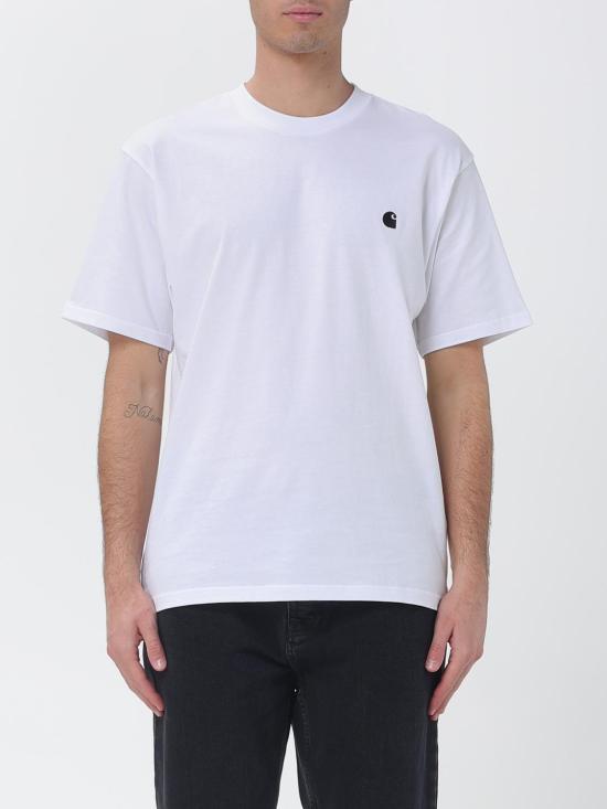 26SS 칼하트 WIP 숏슬리브 매디슨 티셔츠 I033000 00AXX White