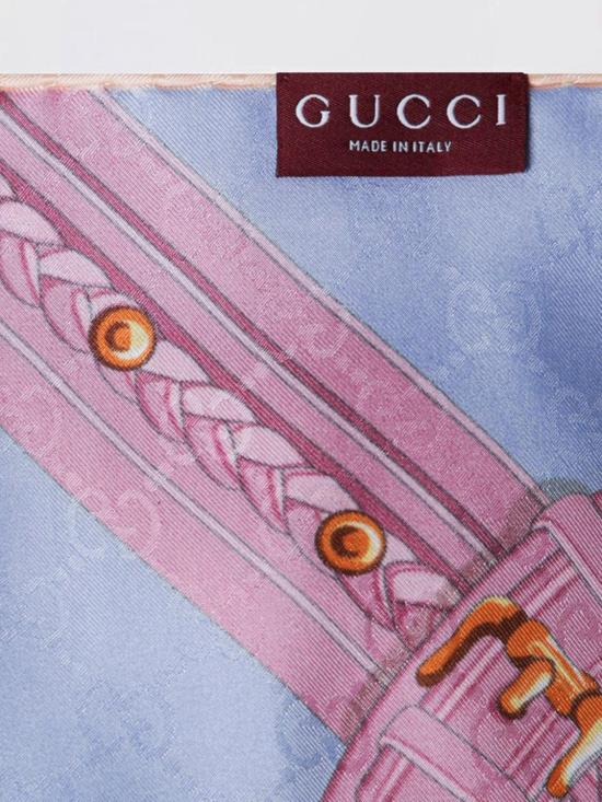 26SS 구찌 머플러/스카프 7671303G009 4976 Blue - GUCCI