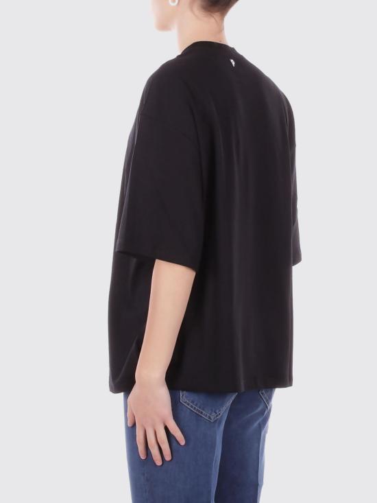 26SS 돈답 반팔 티셔츠 DS073JF0350DXXX 999 Black - DONDUP