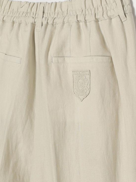 26SS [키즈] 돌체앤가바나 스트레이트 팬츠 L44P73FU4LH A3791 Beige - DOLCE & GABBANA