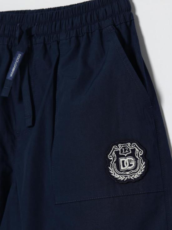 26SS [키즈] 돌체앤가바나 쇼츠/버뮤다 L44Q11FU5V2 B0013 Blue - DOLCE & GABBANA