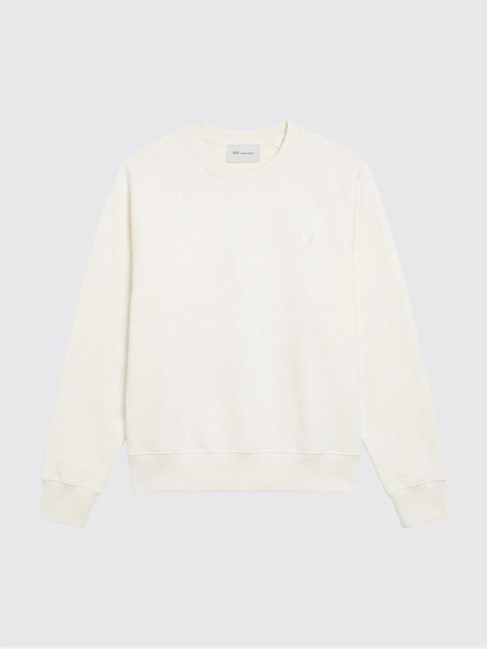 26SS 아미 코튼 드 하트 스웨트셔츠 USW757747 136 Yellow Cream - AMI