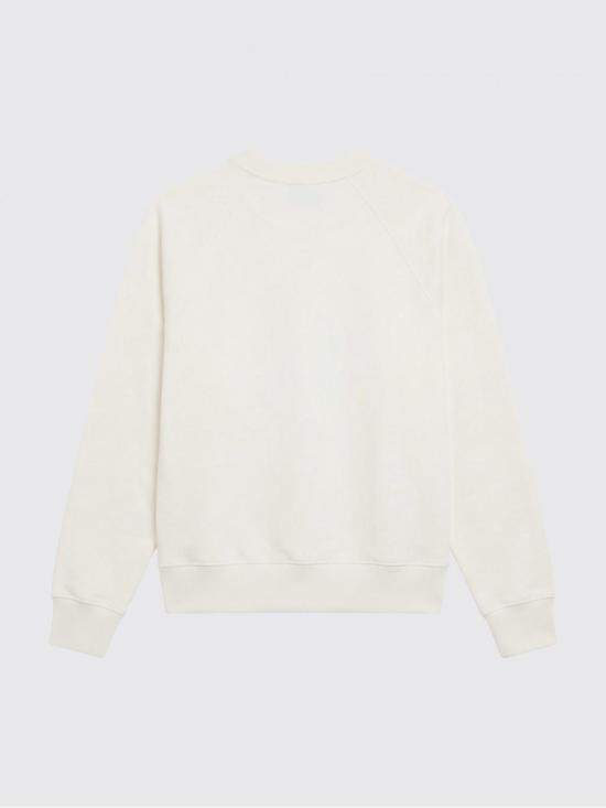 26SS 아미 코튼 드 하트 스웨트셔츠 USW757747 136 Yellow Cream - AMI