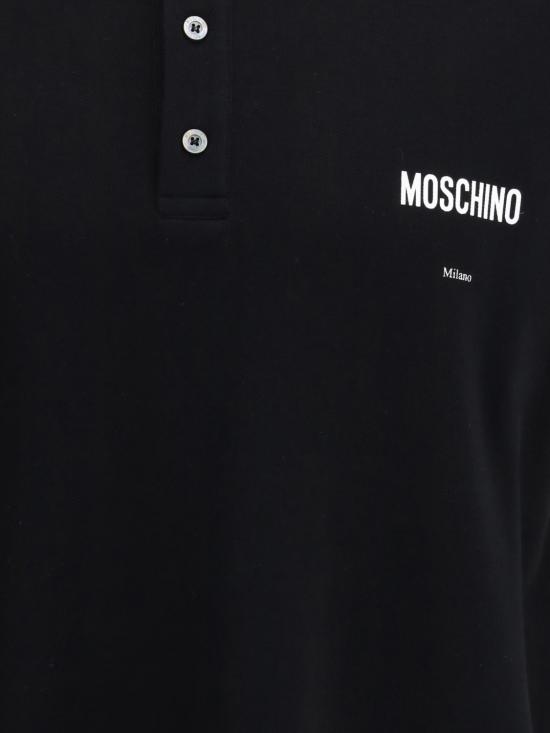 26SS 모스키노 폴로 티셔츠 261ZZA16010242 1555 Black - MOSCHINO