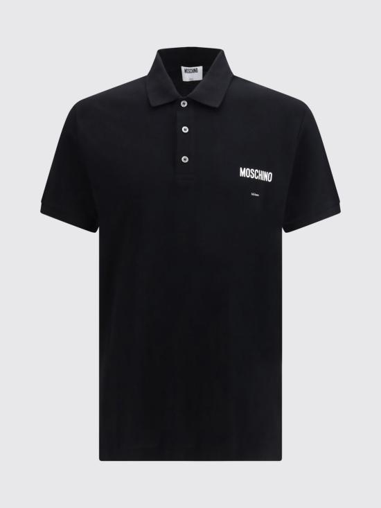 26SS 모스키노 폴로 티셔츠 261ZZA16010242 1555 Black - MOSCHINO