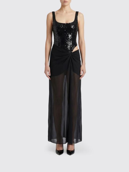 26SS 파트리지아페페 롱 원피스 8A1629J401 K103 Black