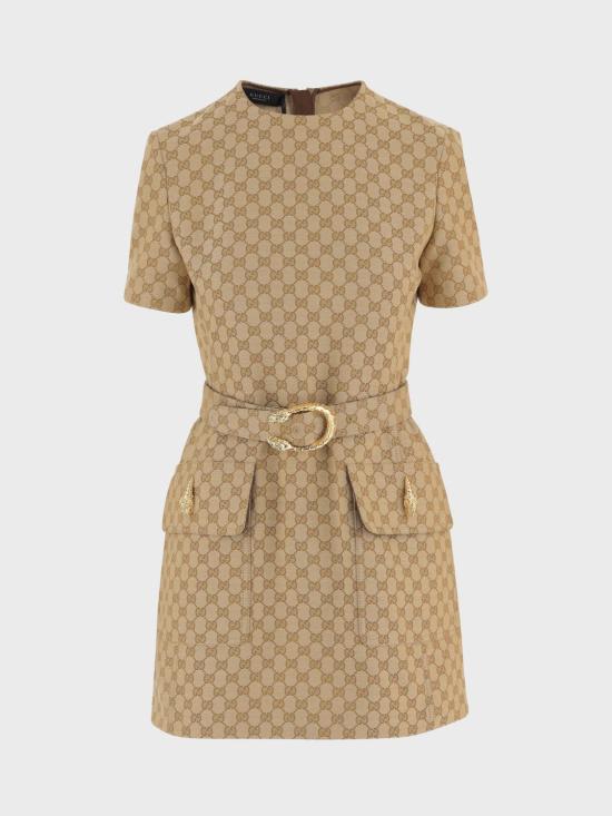 26SS 구찌 롱 원피스 864360ZAUSC 2061 Beige - GUCCI