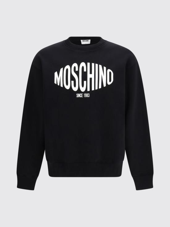 26SS 모스키노 긴팔 티셔츠 261ZZA17130228 1555 Black - MOSCHINO