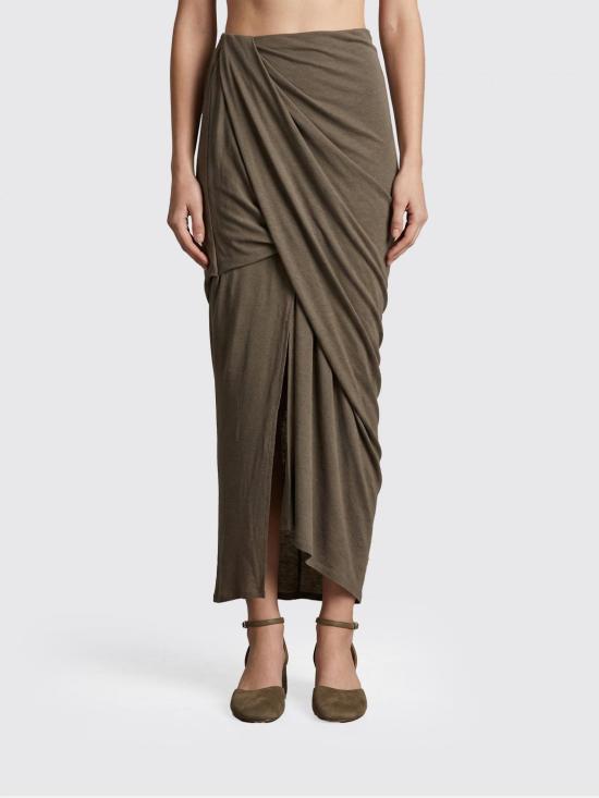 26SS 엔타이어 스튜디오 롱 스커트 ESSS26SK01256 0004 Grey