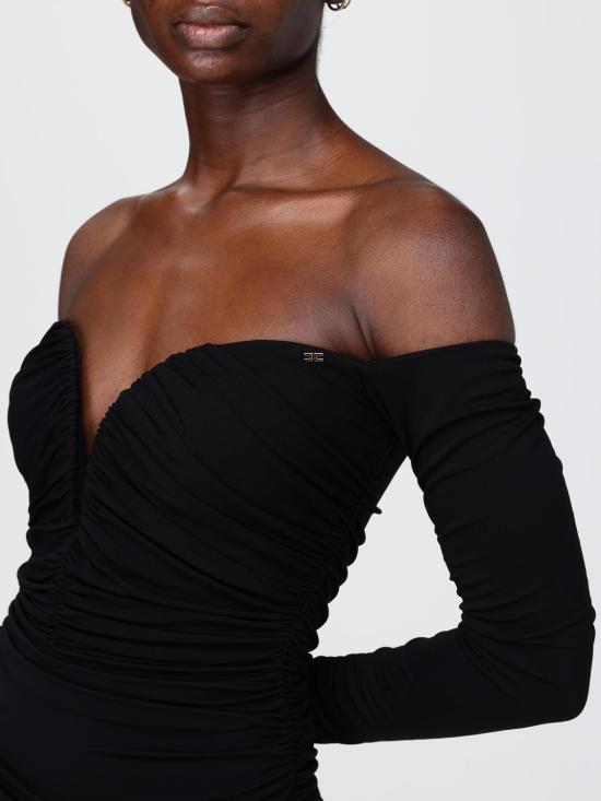 26SS 엘리자베타프랜치 롱 원피스 AB88062E2 110 Black - ELISABETTA FRANCHI