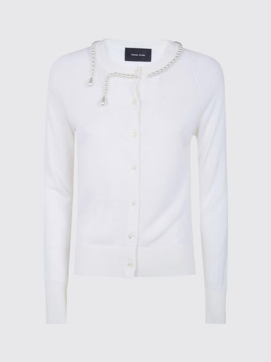 26SS 시몬로샤 스웨터 KMK13WB0647 IVORYPEARL2 Ivory - SIMONE ROCHA