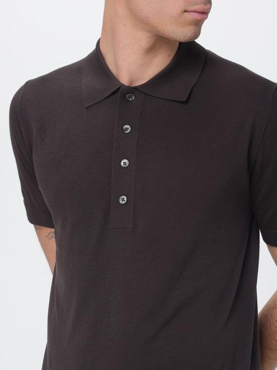 26SS 파올로페코라 폴로 티셔츠 A006F200 2345 Brown - PAOLO PECORA