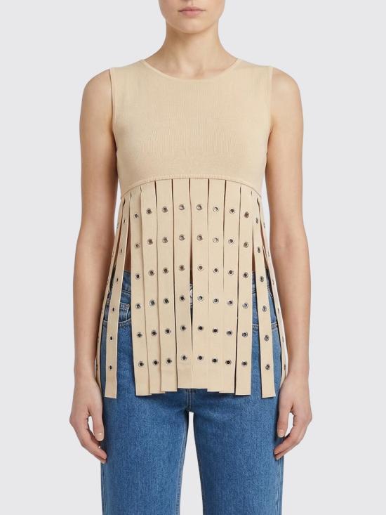 26SS 파트리지아페페 탑 8K0413K324 W409 Ivory