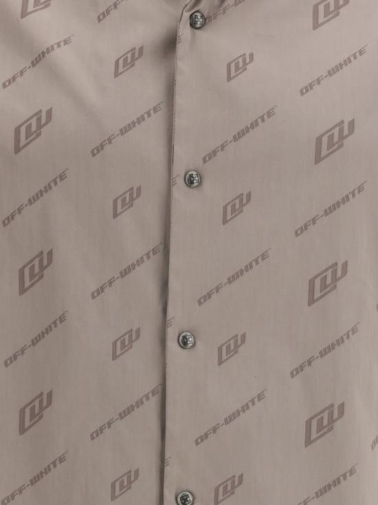 26SS 오프화이트 셔츠 44XGG01FS26F008 2070 Grey - OFF WHITE