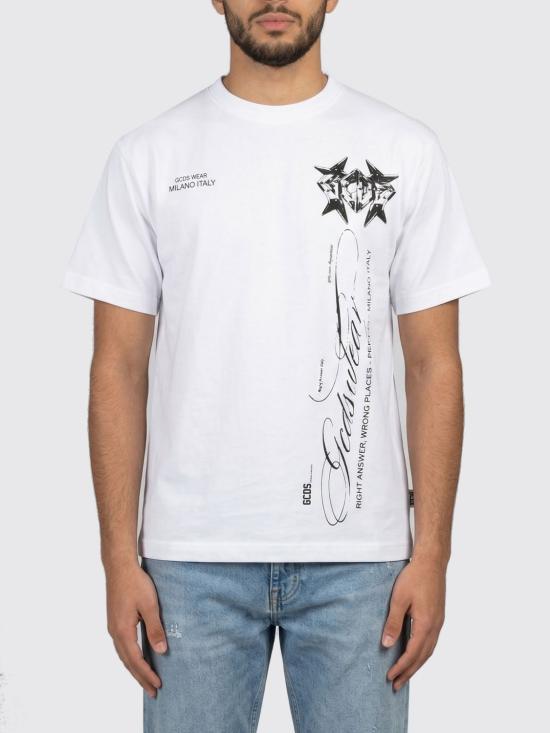 26SS 지씨디에스 반팔 티셔츠 C1MWQC070J079 100B White