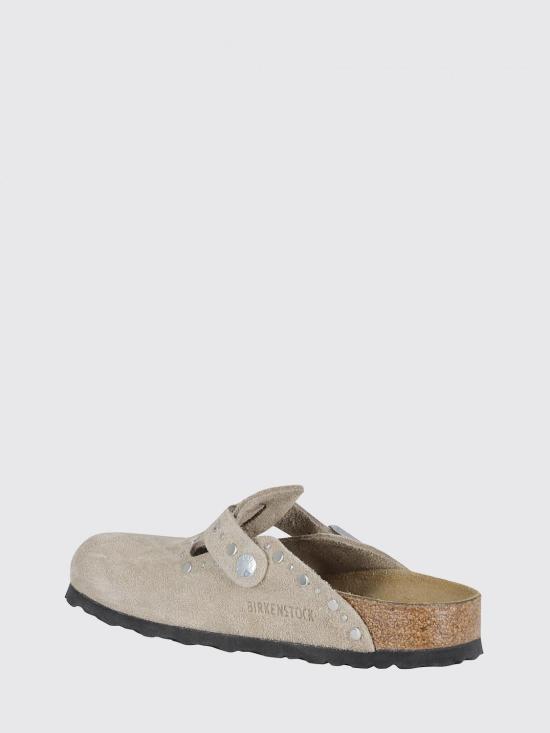 26SS 버켄스탁 보스턴 리벳 스웨이드 레더 1030418 Beige - BIRKENSTOCK