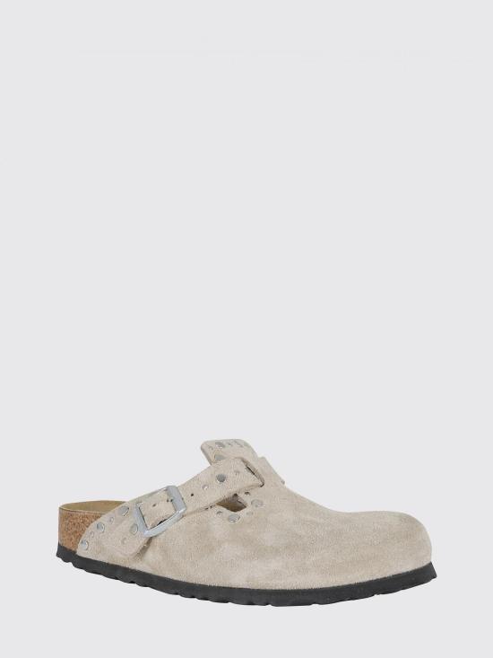 26SS 버켄스탁 보스턴 리벳 스웨이드 레더 1030418 Beige - BIRKENSTOCK