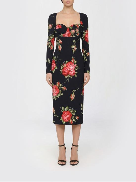 26SS 돌체앤가바나 롱 원피스 F610FTFSICD HN5ZN Black