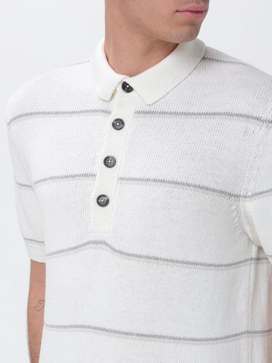 26SS 일레븐티 폴로 티셔츠 M76MAGM14MAG0M007 010213 White - ELEVENTY