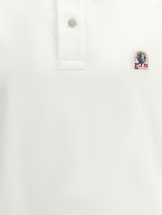26SS 파라점퍼스 폴로 티셔츠 26SMPMPOEK01 0501 White - PARAJUMPERS