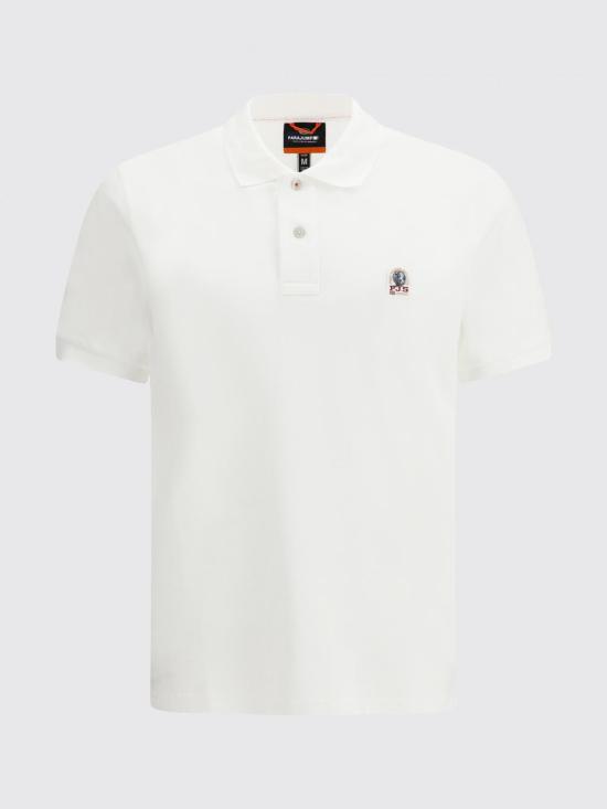 26SS 파라점퍼스 폴로 티셔츠 26SMPMPOEK01 0501 White - PARAJUMPERS