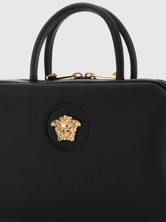 26SS 베르사체 라 메두사 레더 보스턴 백 1007094DVIT2T 1B00V Black - VERSACE
