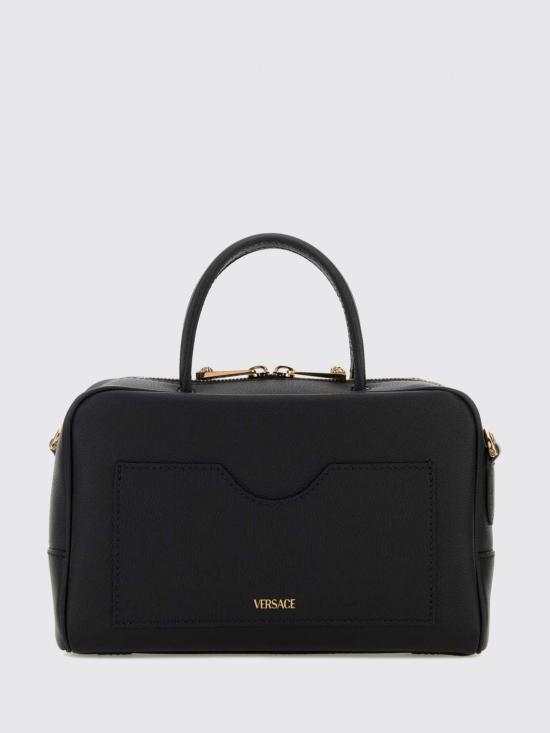 26SS 베르사체 라 메두사 레더 보스턴 백 1007094DVIT2T 1B00V Black - VERSACE