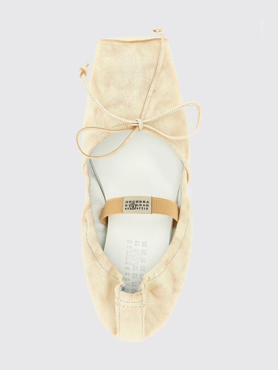 26SS MM6 메종마르지엘라 플랫 슈즈 S66WZ0037P7706 HB496 Beige - MM6 MAISON MARGIELA