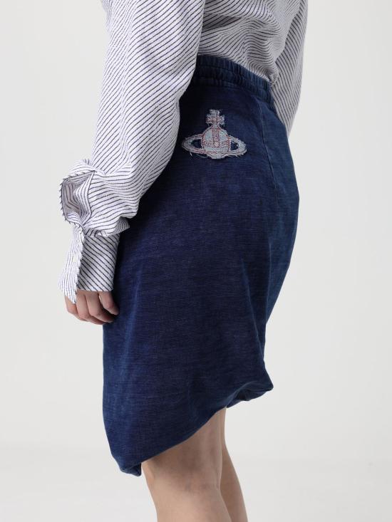 26SS 비비안웨스트우드 데님 스커트 1J01000MJ00B1 K411 Blue - VIVIENNE WESTWOOD