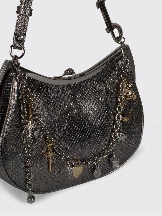 26SS 비비안웨스트우드 숄더백 4B01000PWL00BX P204 Steel - VIVIENNE WESTWOOD