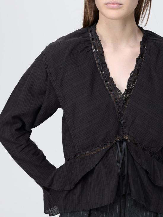 26SS 이자벨마랑에뚜왈 블라우스 HT0783FAD1J11E 01BK Black - ISABEL MARANT ETOILE