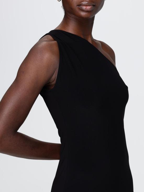 26SS 노마카말리 롱 원피스 KK4253PLT14001 Black - NORMA KAMALI