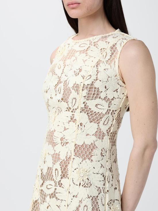 26SS 셀프 포트레이트 롱 원피스 SS26094MY Yellow - SELF PORTRAIT