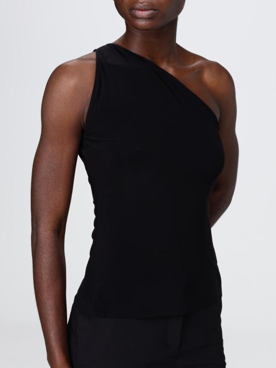 26SS 노마카말리 민소매 티셔츠 KK4256PLT13001 Black - NORMA KAMALI