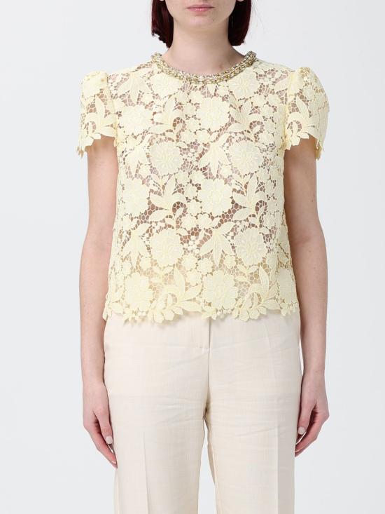 26SS 셀프 포트레이트 반팔 티셔츠 SS26096TAY Yellow