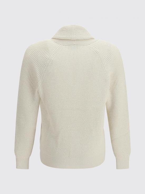 26SS 브루넬로 쿠치넬리 잉글리시 립 래글런 가디건 MNI708606 C2723 Natural - BRUNELLO CUCINELLI