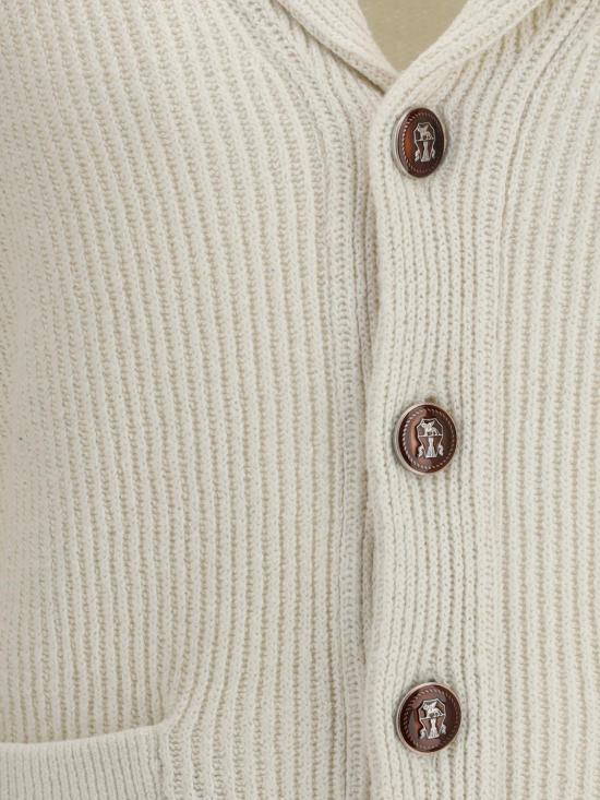 26SS 브루넬로 쿠치넬리 잉글리시 립 래글런 가디건 MNI708606 C2723 Natural - BRUNELLO CUCINELLI