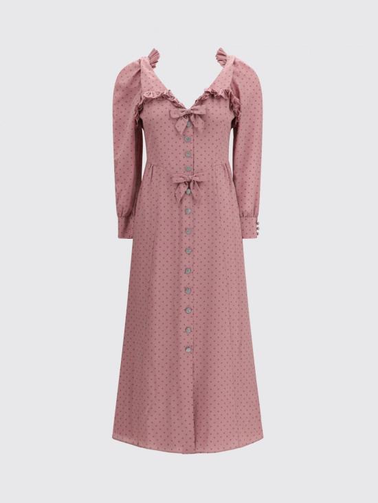 26SS 알레산드라리치 롱 원피스 FABX4314F4686 1941 Violet - ALESSANDRA RICH