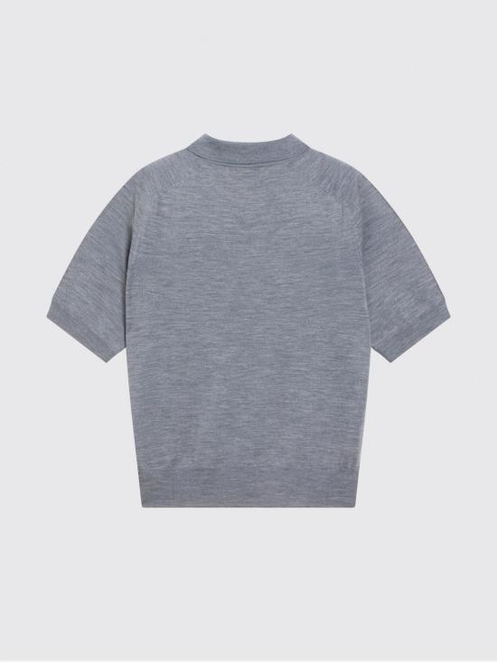 26SS 아미 폴로 티셔츠 HPL438KN00390 504 Grey - AMI