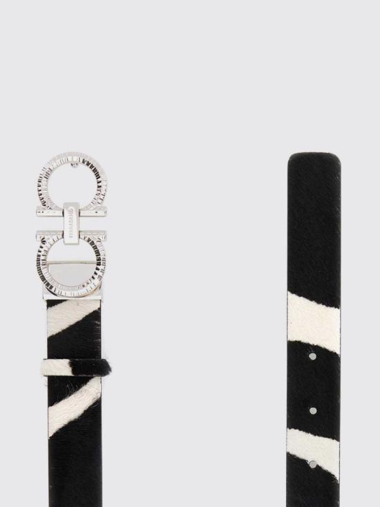 26SS 살바토레 페라가모 레귤러 벨트 230476 790097 BIANCONERO White - SALVATORE FERRAGAMO